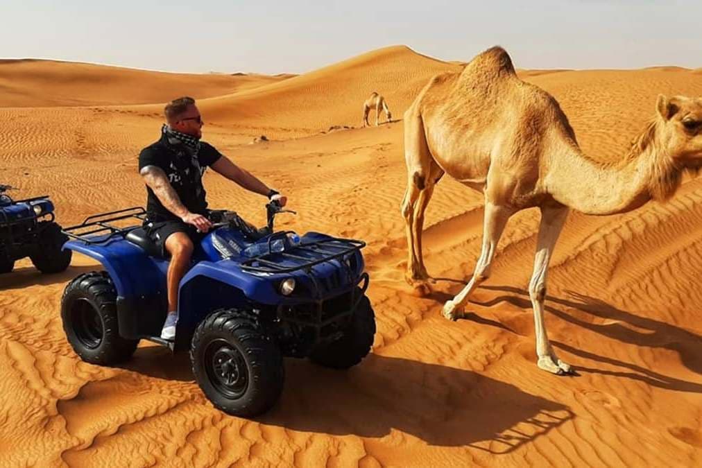 Self-drive quad bike